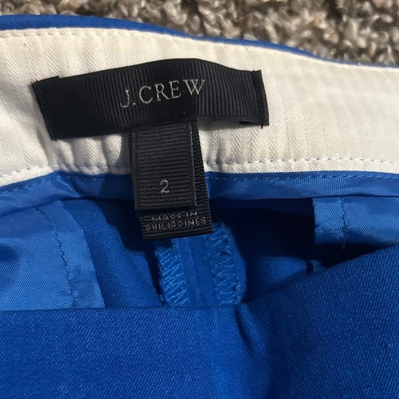 J. Crew Vibrant Blue Chinos ankle look - Picture 3 of 11